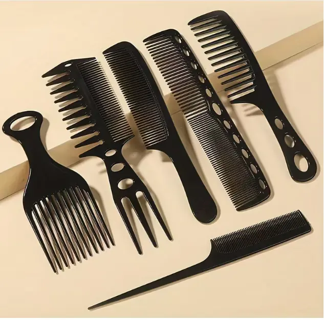 6pcs Wide Tooth Hair Comb